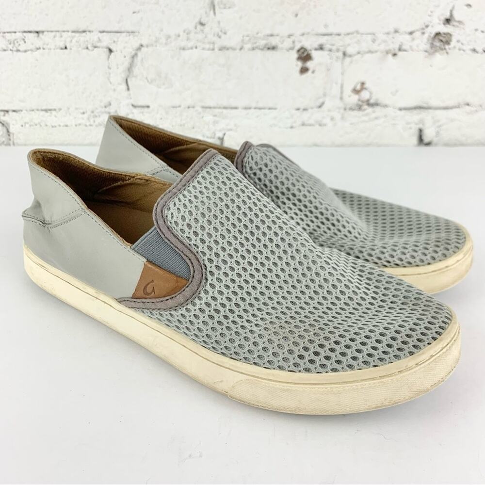 Olukai Pehuea Perforated Mesh Slip On Loafers Woman’s 9